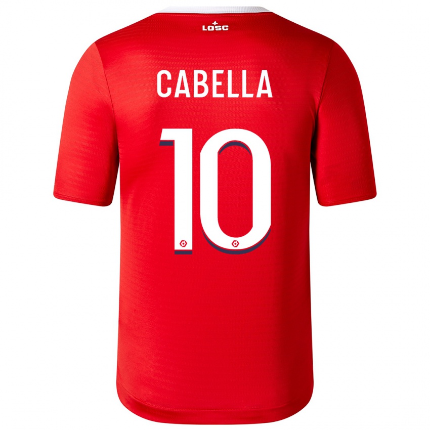 Bambino Maglia Rémy Cabella #10 Rosso Kit Gara Home 2023/24 Maglietta