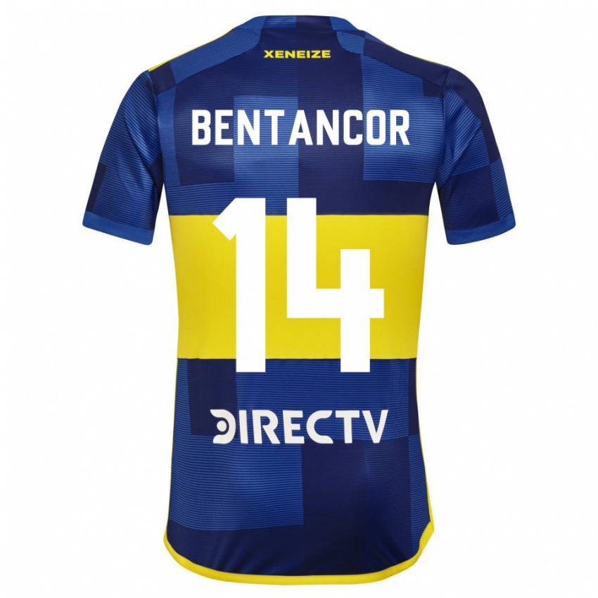 Bambino Maglia Thomás Bentancor #14 Blu Scuro Giallo Kit Gara Home 2023/24 Maglietta