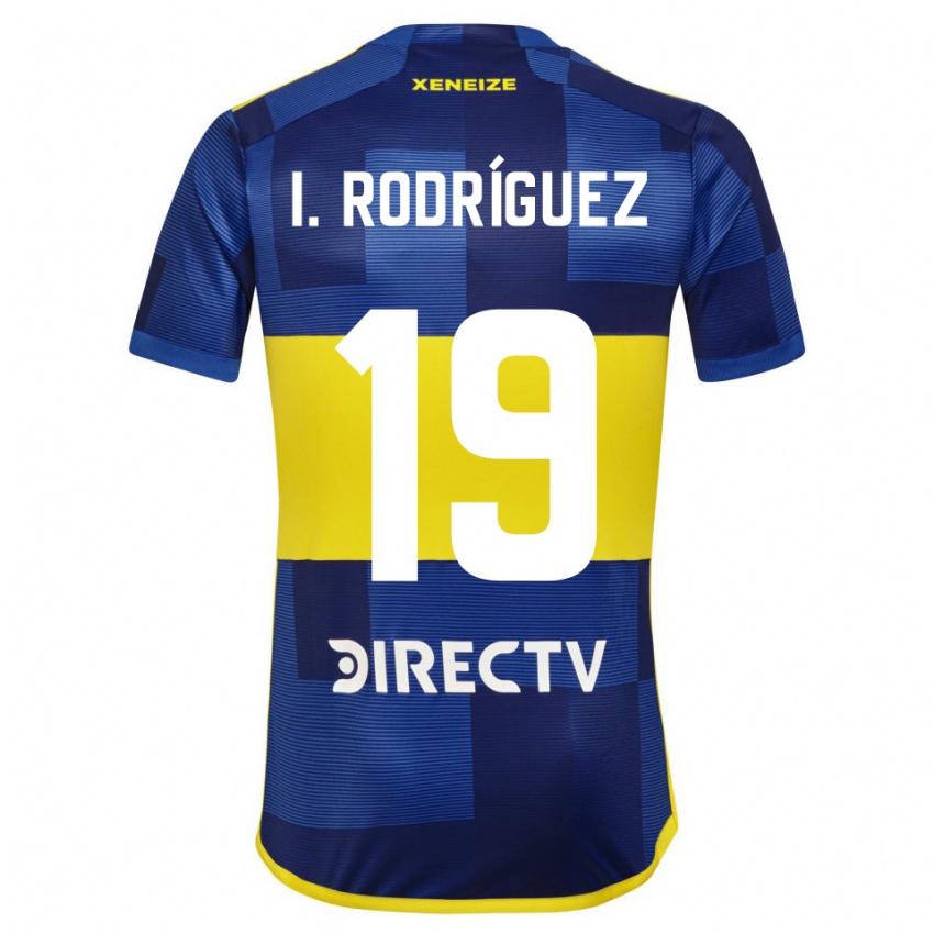 Bambino Maglia Ignacio Rodríguez #19 Blu Scuro Giallo Kit Gara Home 2023/24 Maglietta