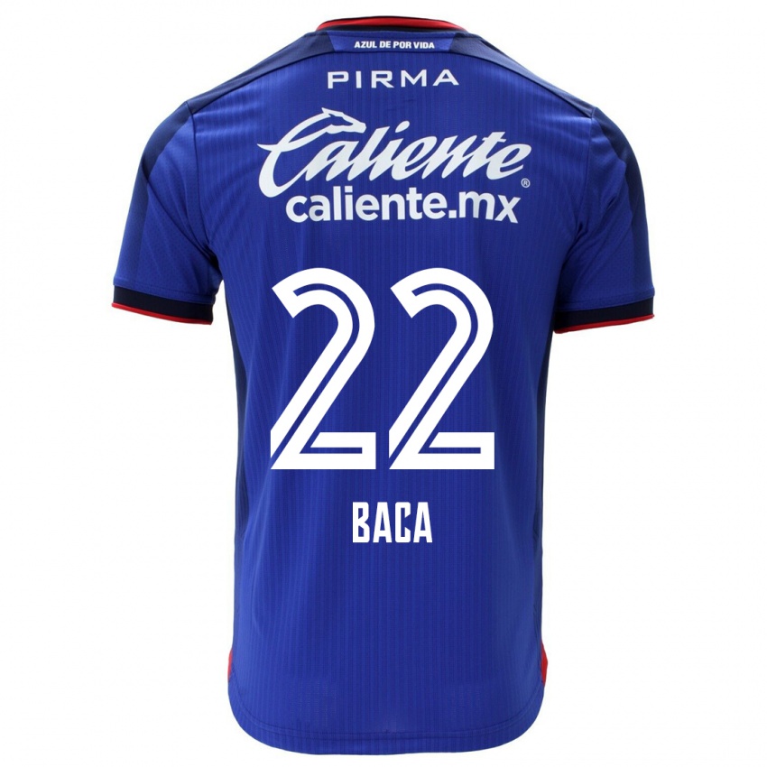 Bambino Maglia Rafael Baca #22 Blu Kit Gara Home 2023/24 Maglietta