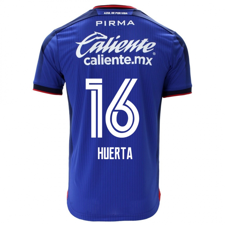 Bambino Maglia Ana Gabriela Huerta #16 Blu Kit Gara Home 2023/24 Maglietta