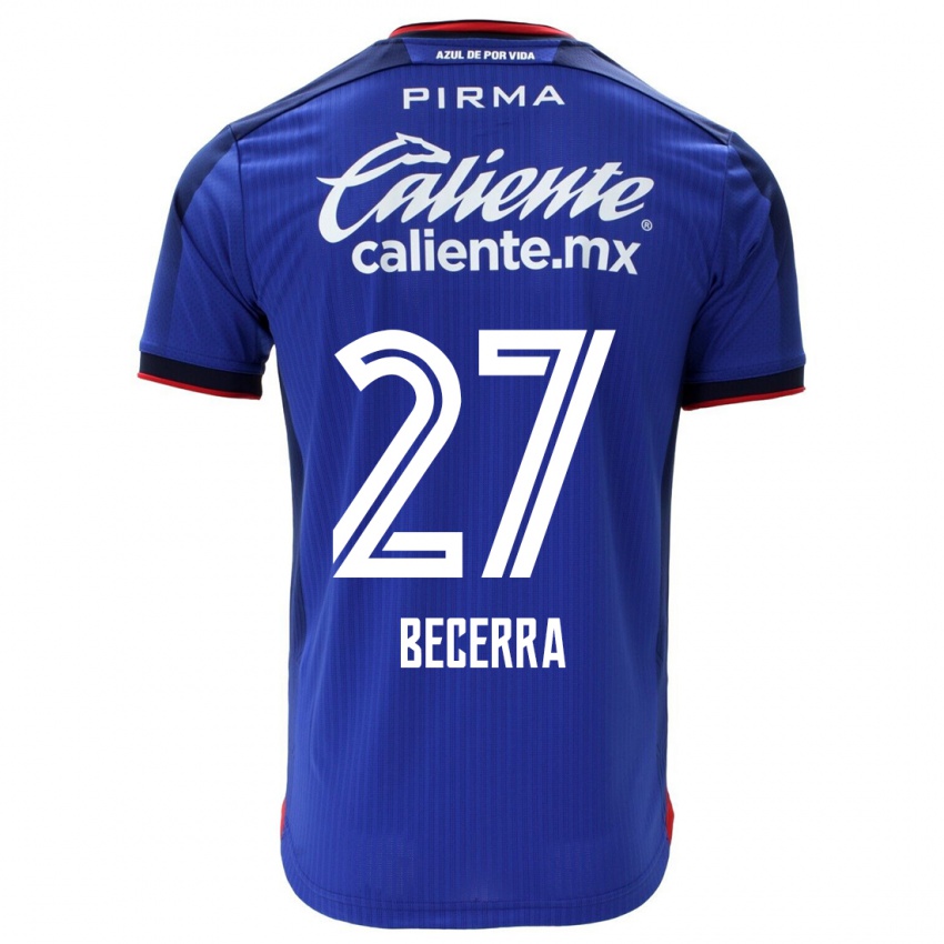 Bambino Maglia Ana Becerra #27 Blu Kit Gara Home 2023/24 Maglietta