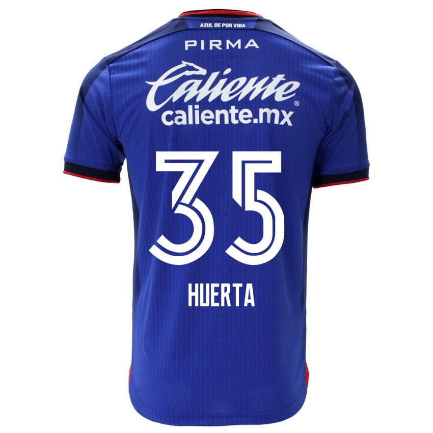 Bambino Maglia Renata Huerta #35 Blu Kit Gara Home 2023/24 Maglietta