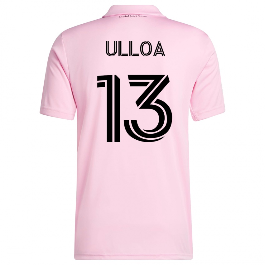 Bambino Maglia Víctor Ulloa #13 Rosa Kit Gara Home 2023/24 Maglietta