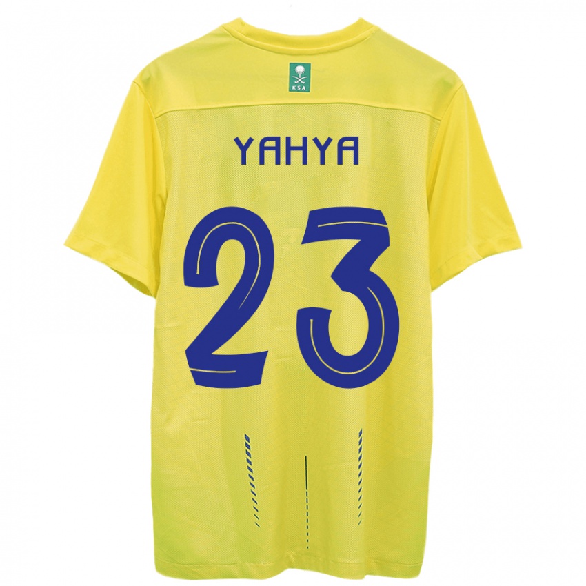 Bambino Maglia Ayman Yahya #23 Giallo Kit Gara Home 2023/24 Maglietta