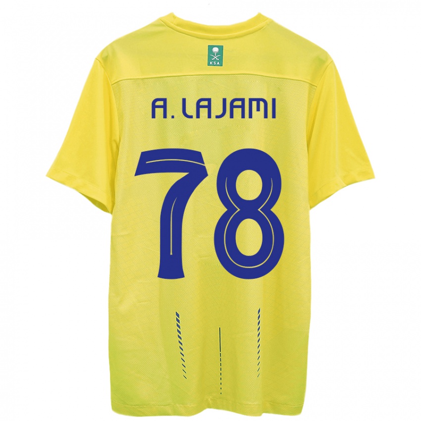 Bambino Maglia Ali Lajami #78 Giallo Kit Gara Home 2023/24 Maglietta