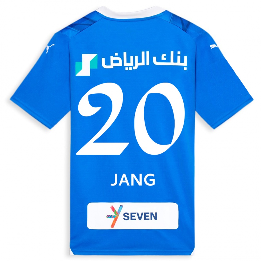 Bambino Maglia Hyun-Soo Jang #20 Blu Kit Gara Home 2023/24 Maglietta