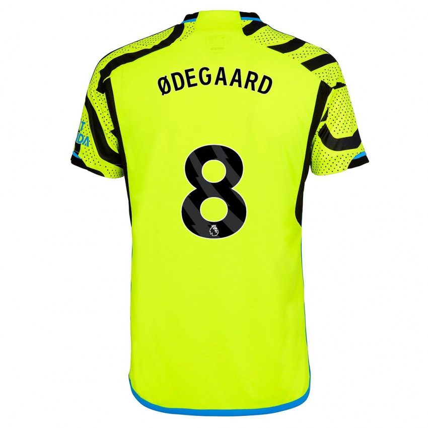 Bambino Maglia Martin Odegaard #8 Giallo Kit Gara Away 2023/24 Maglietta