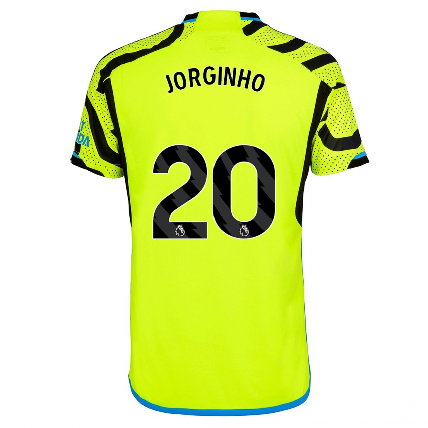 Bambino Maglia Jorginho #20 Giallo Kit Gara Away 2023/24 Maglietta