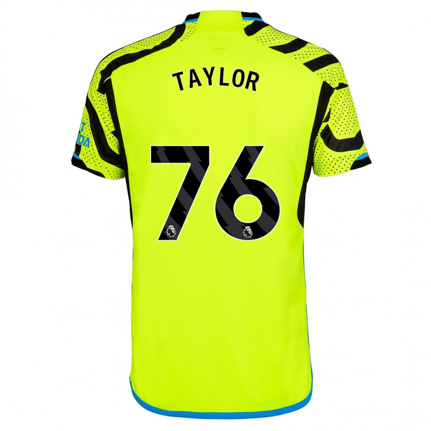 Bambino Maglia Kido Taylor Hart #76 Giallo Kit Gara Away 2023/24 Maglietta