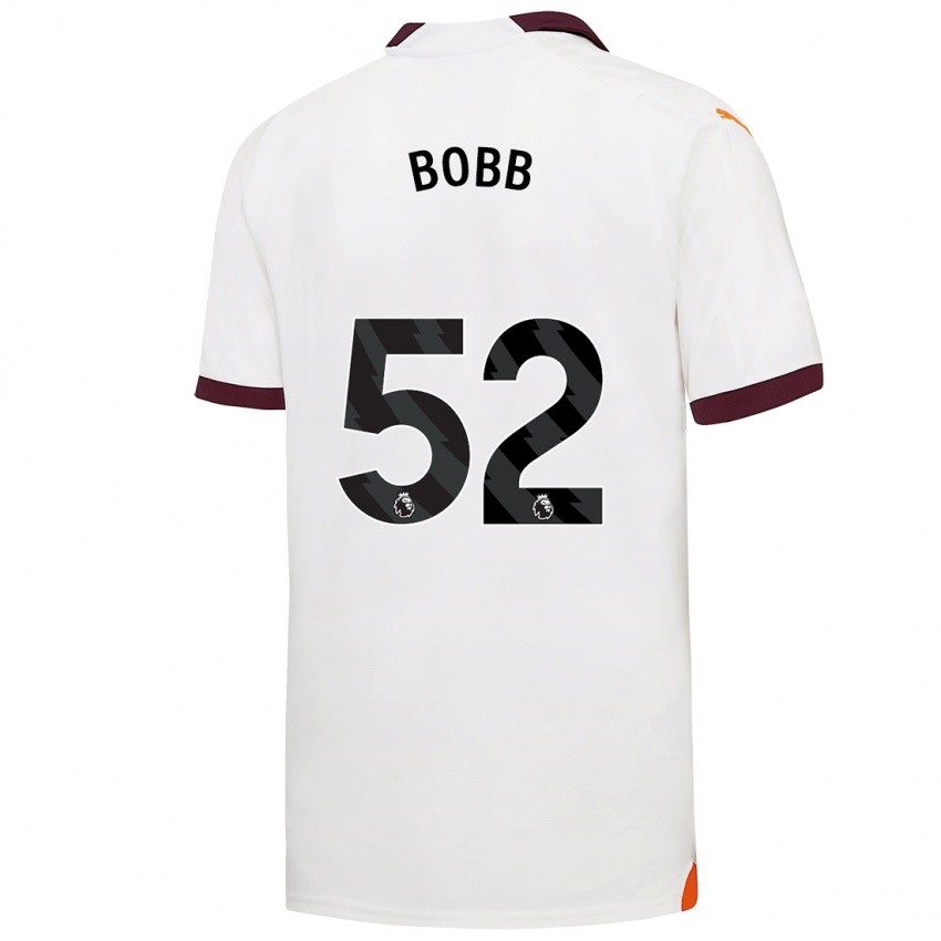 Bambino Maglia Oscar Bobb #52 Bianco Kit Gara Away 2023/24 Maglietta