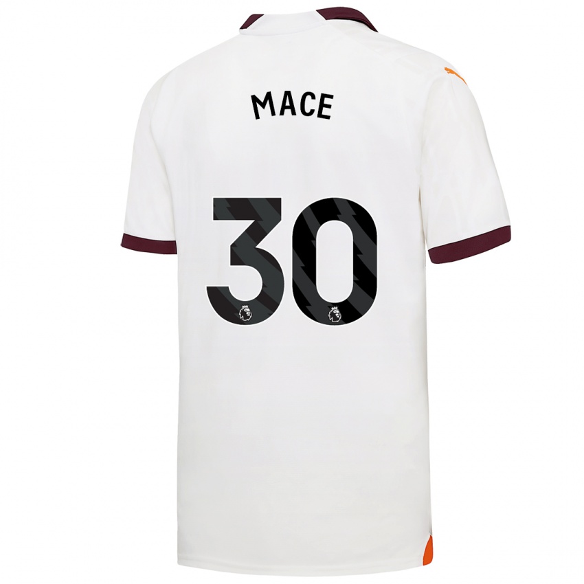 Bambino Maglia Ruby Mace #30 Bianco Kit Gara Away 2023/24 Maglietta