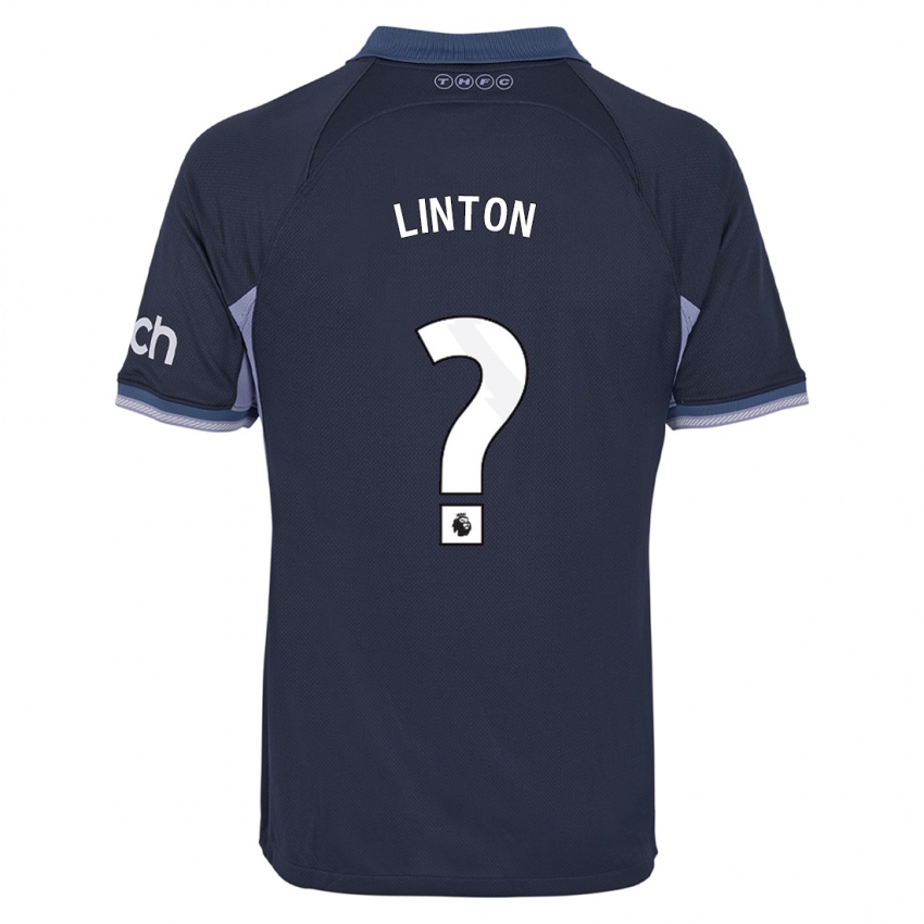 Bambino Maglia Jahziah Linton #0 Blu Scuro Kit Gara Away 2023/24 Maglietta