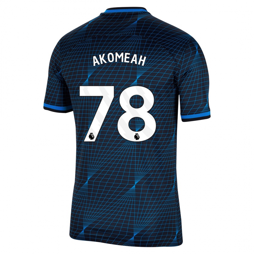 Bambino Maglia Travis Akomeah #78 Blu Scuro Kit Gara Away 2023/24 Maglietta