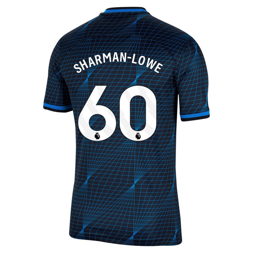 Bambino Maglia Teddy Sharman-Lowe #60 Blu Scuro Kit Gara Away 2023/24 Maglietta