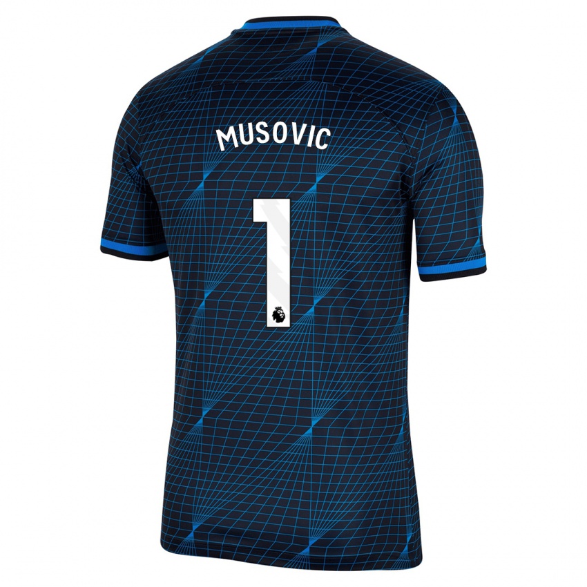 Bambino Maglia Zecira Musovic #1 Blu Scuro Kit Gara Away 2023/24 Maglietta