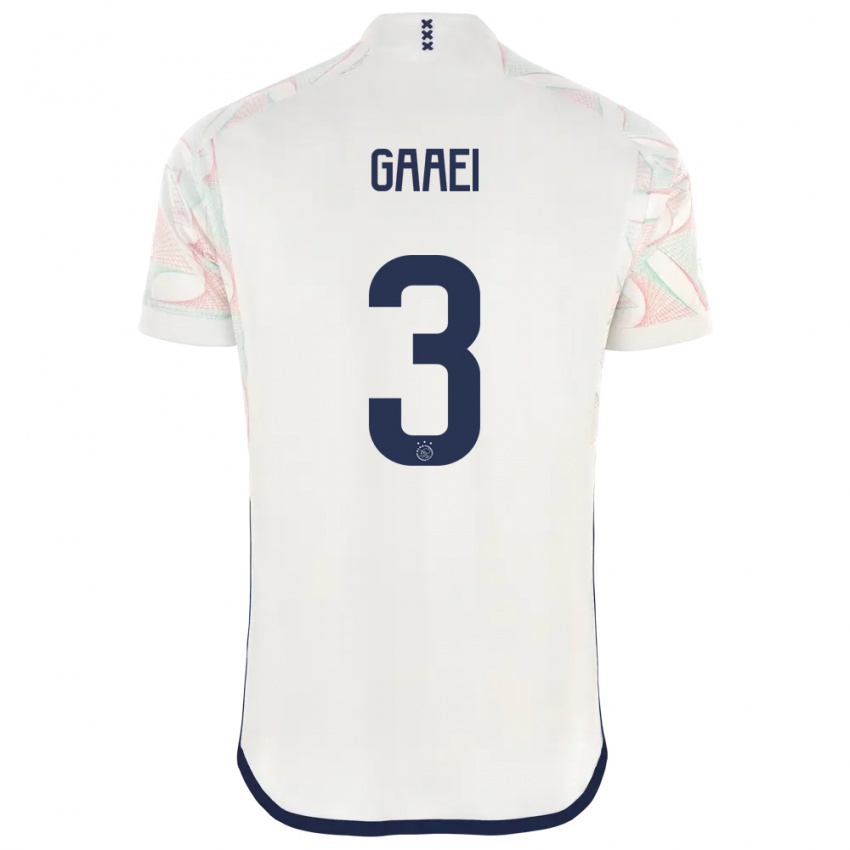 Bambino Maglia Anton Gaaei #3 Bianco Kit Gara Away 2023/24 Maglietta