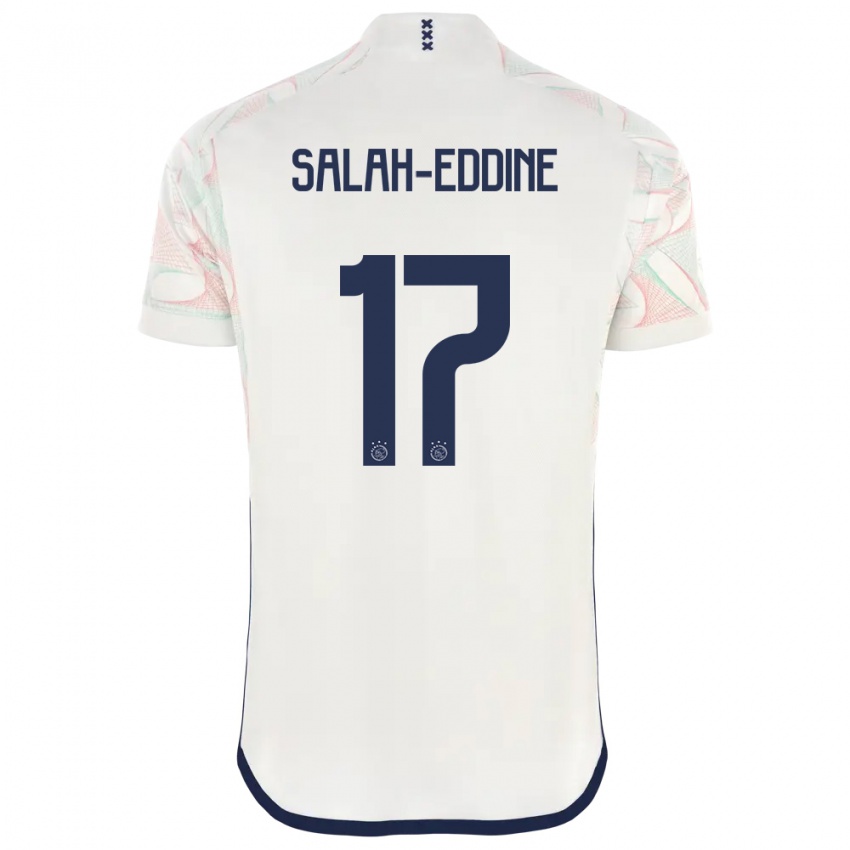 Bambino Maglia Anass Salah-Eddine #17 Bianco Kit Gara Away 2023/24 Maglietta