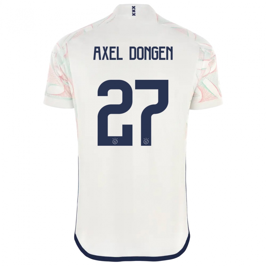 Bambino Maglia Amourricho Van Axel Dongen #27 Bianco Kit Gara Away 2023/24 Maglietta