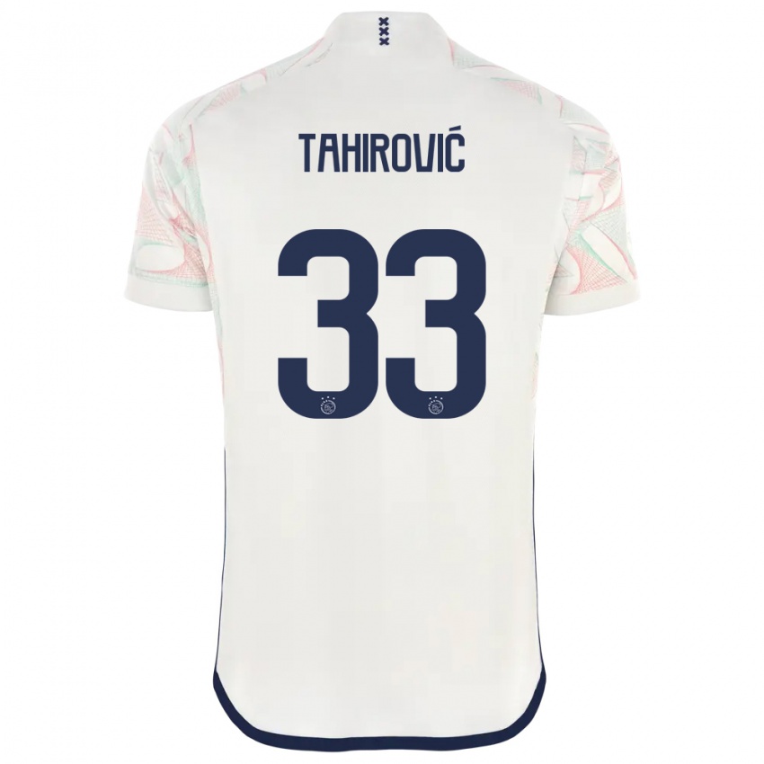 Bambino Maglia Benjamin Tahirovic #33 Bianco Kit Gara Away 2023/24 Maglietta