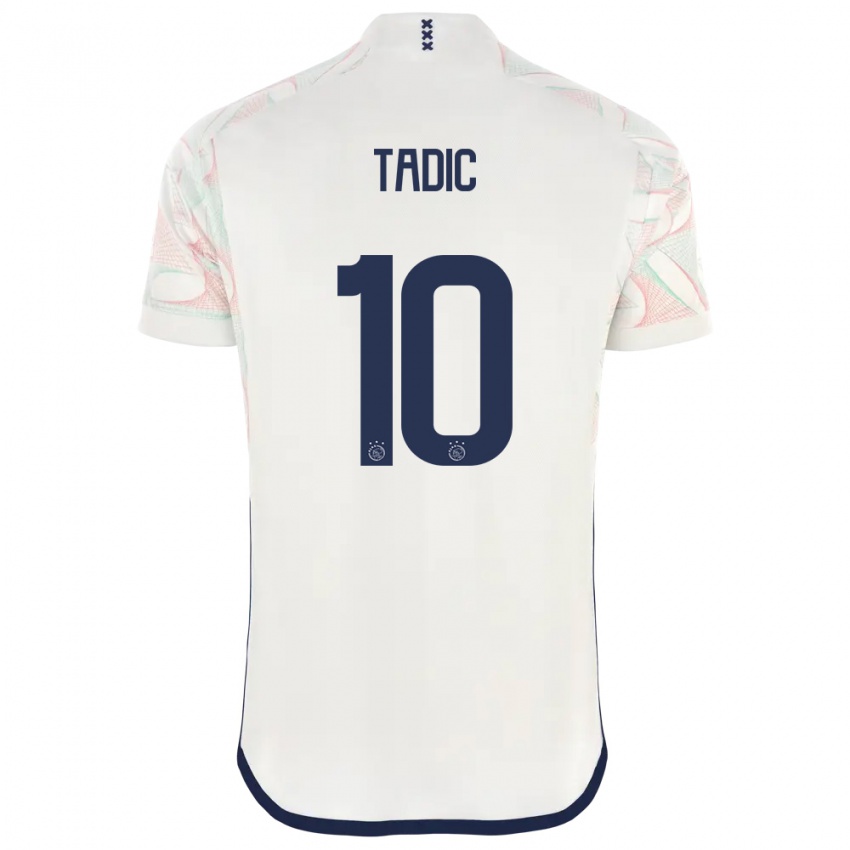 Bambino Maglia Dusan Tadic #10 Bianco Kit Gara Away 2023/24 Maglietta