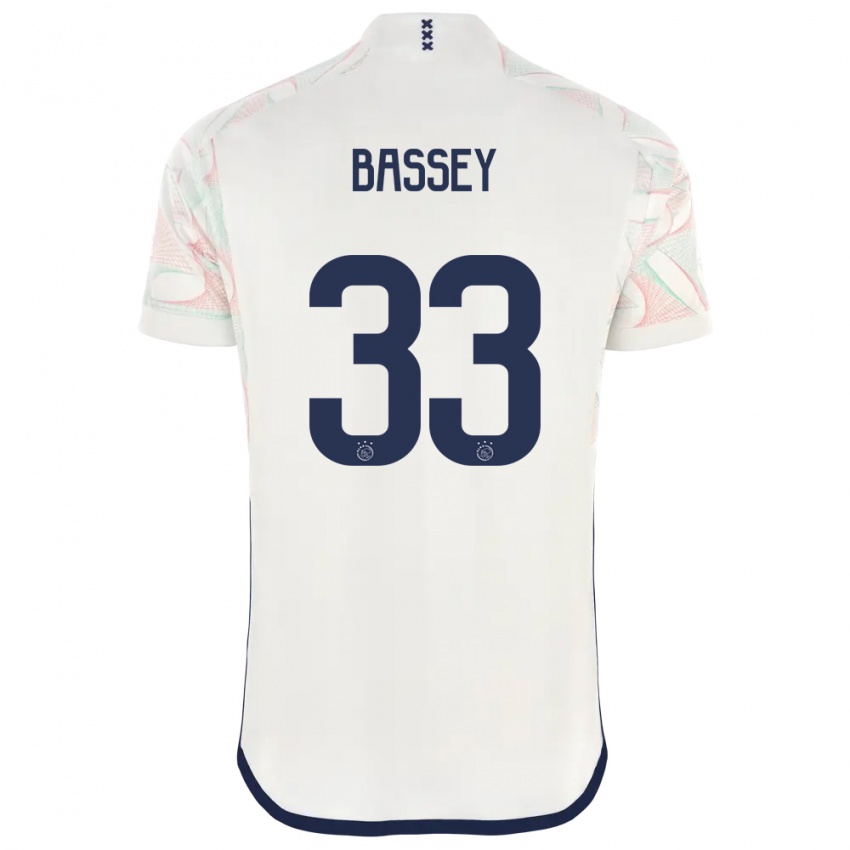 Bambino Maglia Calvin Bassey #33 Bianco Kit Gara Away 2023/24 Maglietta