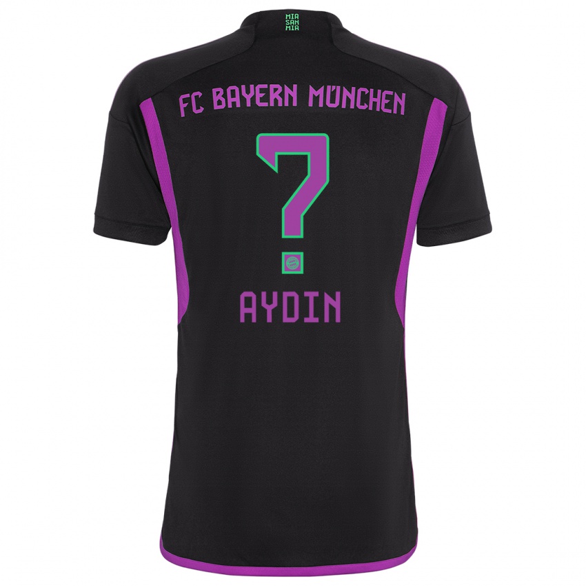 Bambino Maglia Eyüp Aydin #0 Nero Kit Gara Away 2023/24 Maglietta