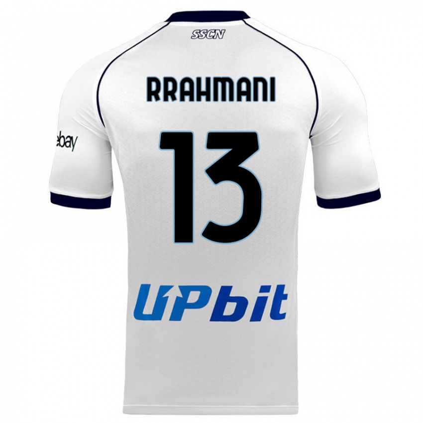 Bambino Maglia Amir Rrahmani #13 Bianco Kit Gara Away 2023/24 Maglietta