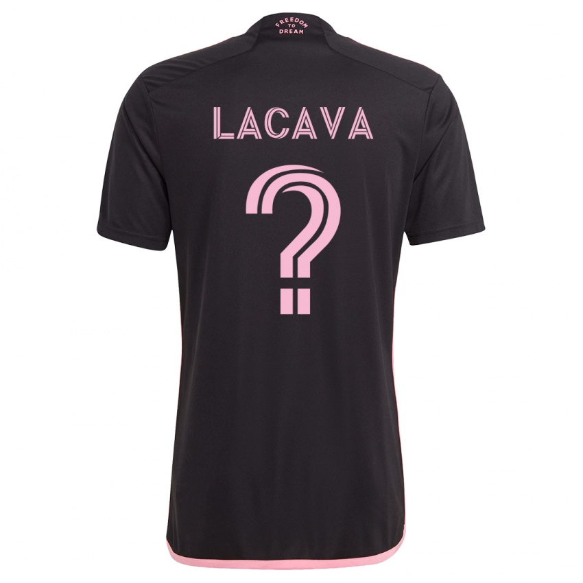 Bambino Maglia Jake Lacava #0 Nero Kit Gara Away 2023/24 Maglietta