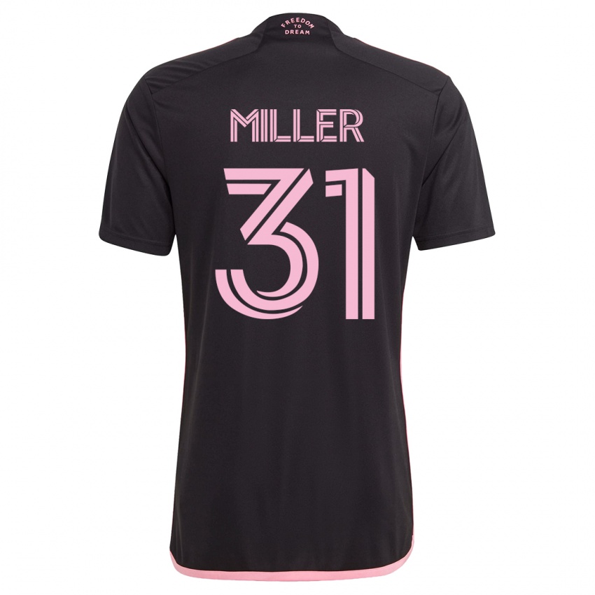 Bambino Maglia Kamal Miller #31 Nero Kit Gara Away 2023/24 Maglietta