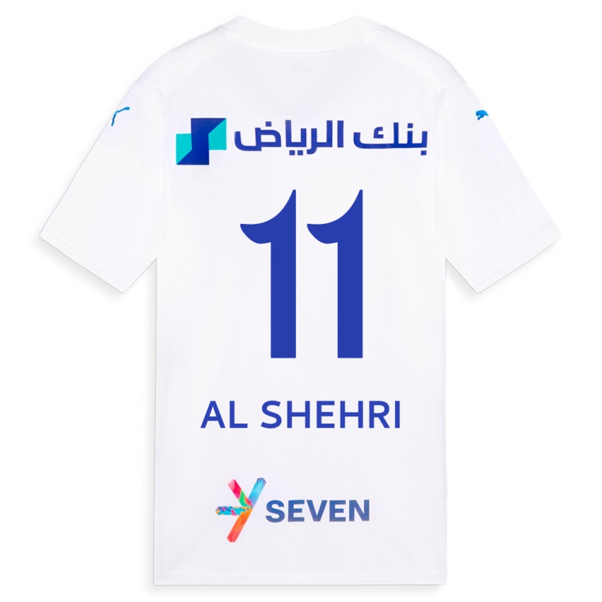 Bambino Maglia Saleh Al-Shehri #11 Bianco Kit Gara Away 2023/24 Maglietta