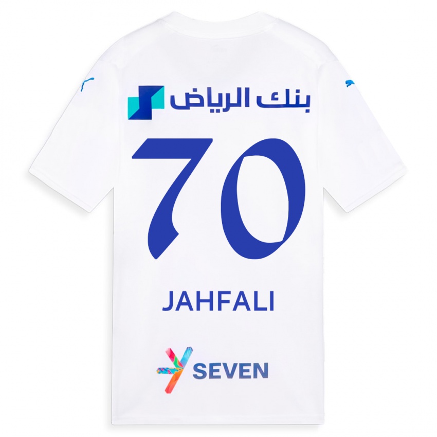 Bambino Maglia Mohammed Jahfali #70 Bianco Kit Gara Away 2023/24 Maglietta