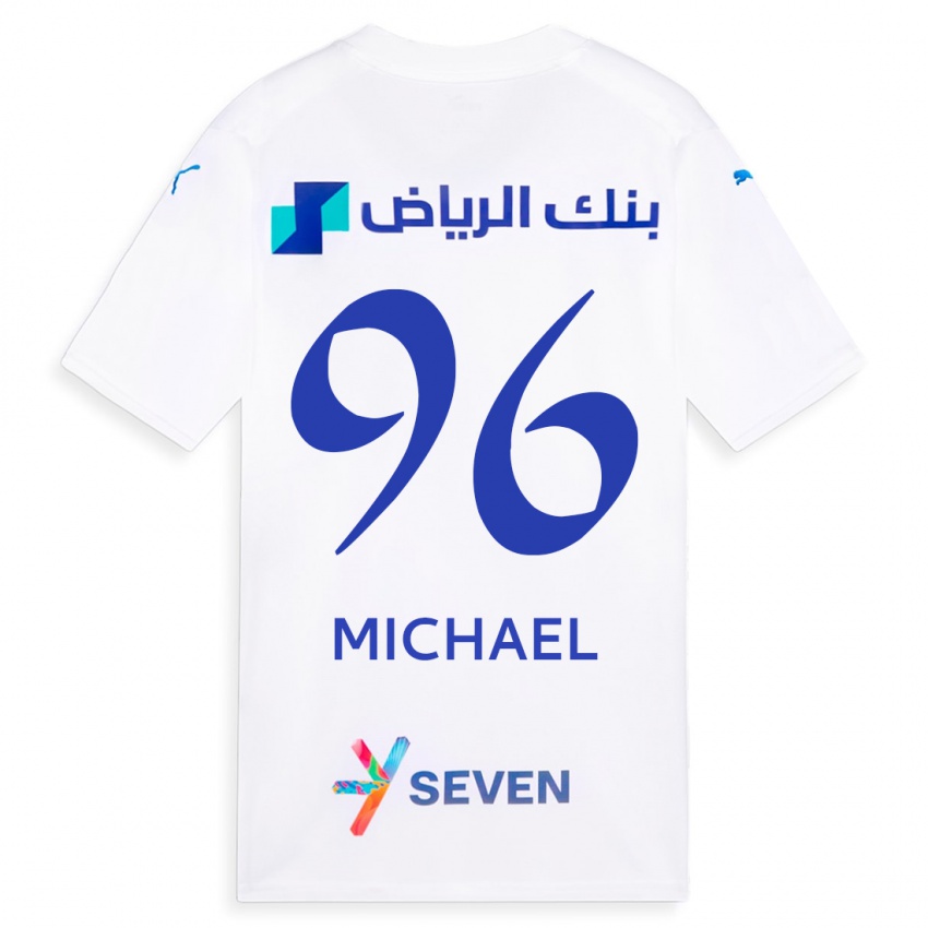 Bambino Maglia Michael #96 Bianco Kit Gara Away 2023/24 Maglietta