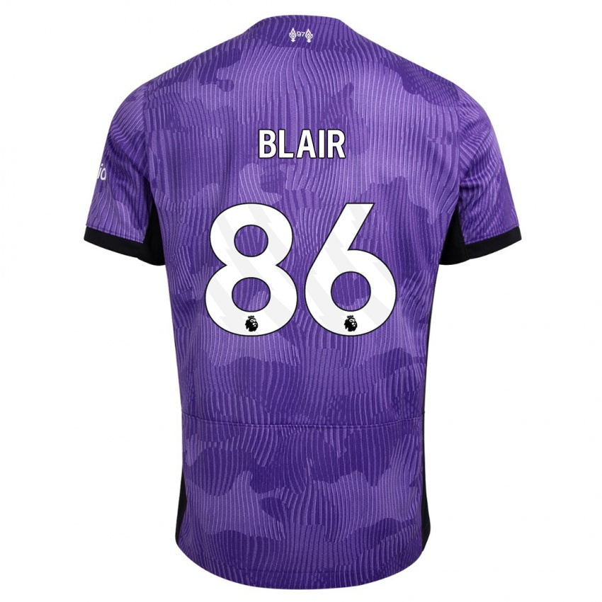 Bambino Maglia Harvey Blair #86 Viola Kit Gara Third 2023/24 Maglietta