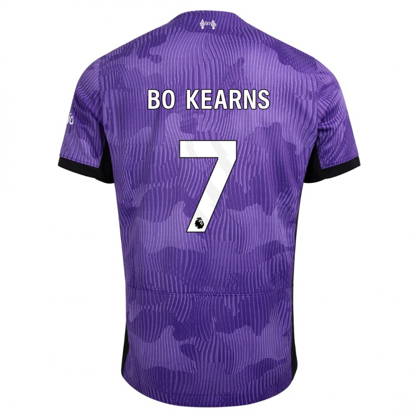 Bambino Maglia Missy Bo Kearns #7 Viola Kit Gara Third 2023/24 Maglietta