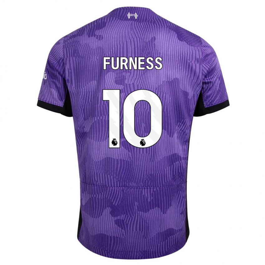 Bambino Maglia Rachel Furness #10 Viola Kit Gara Third 2023/24 Maglietta