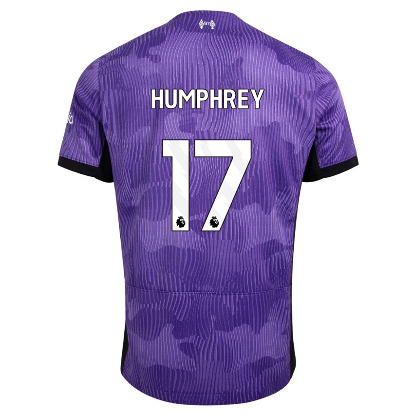 Bambino Maglia Carla Humphrey #17 Viola Kit Gara Third 2023/24 Maglietta