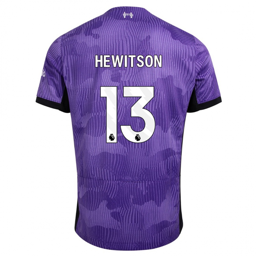 Bambino Maglia Luke Hewitson #13 Viola Kit Gara Third 2023/24 Maglietta