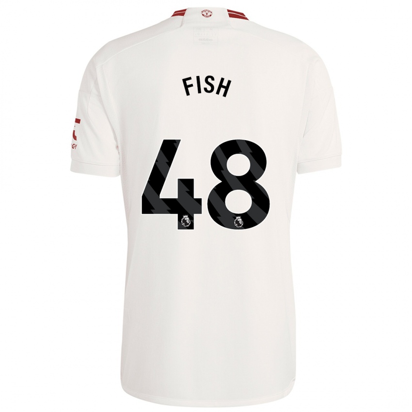 Bambino Maglia Will Fish #48 Bianco Kit Gara Third 2023/24 Maglietta