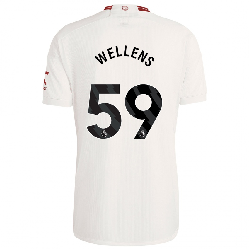 Bambino Maglia Charlie Wellens #59 Bianco Kit Gara Third 2023/24 Maglietta