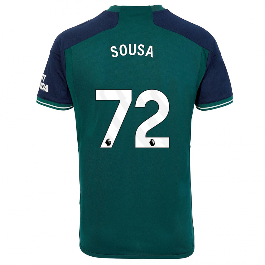 Bambino Maglia Lino Sousa #72 Verde Kit Gara Third 2023/24 Maglietta