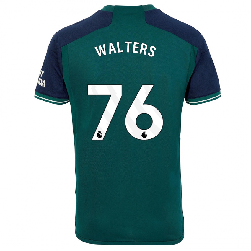 Bambino Maglia Reuell Walters #76 Verde Kit Gara Third 2023/24 Maglietta