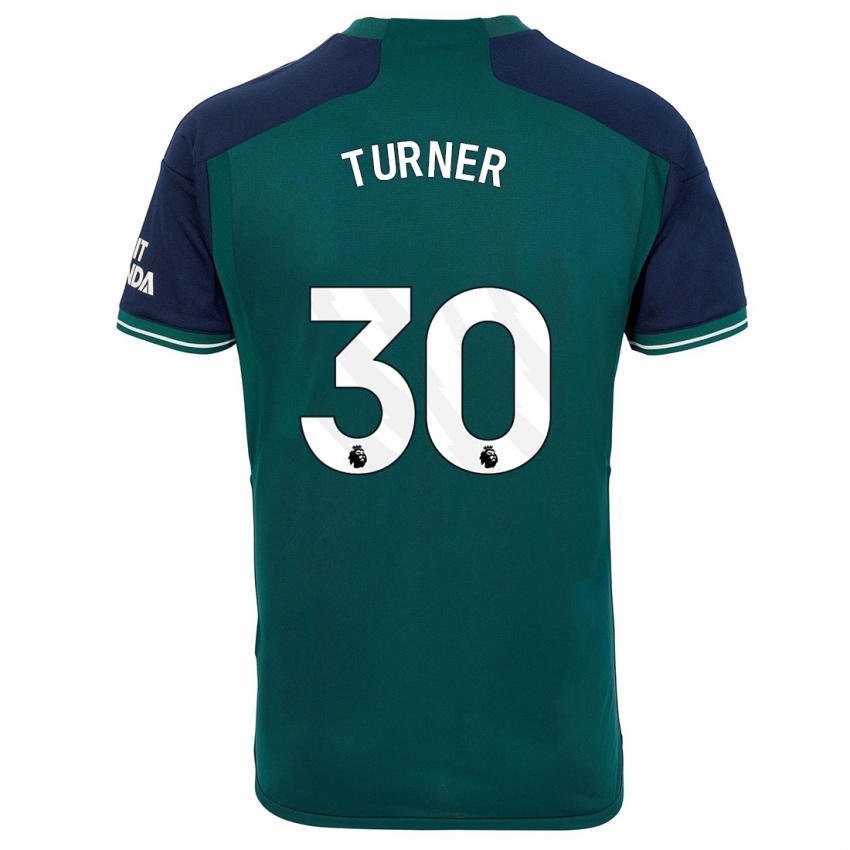 Bambino Maglia Matt Turner #30 Verde Kit Gara Third 2023/24 Maglietta