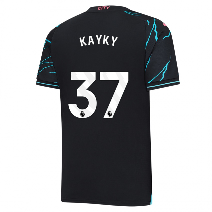 Bambino Maglia Kayky #37 Blu Scuro Kit Gara Third 2023/24 Maglietta