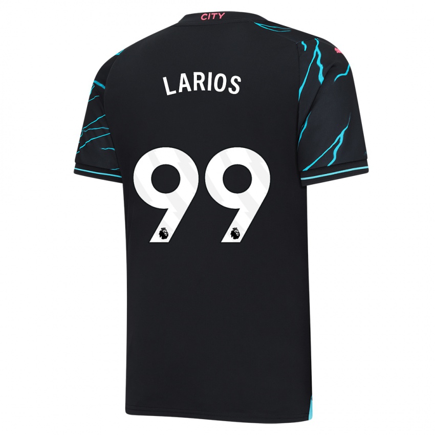 Bambino Maglia Juan Larios #99 Blu Scuro Kit Gara Third 2023/24 Maglietta