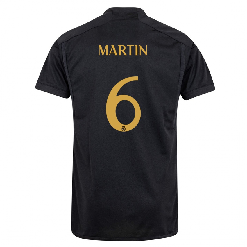 Bambino Maglia Mario Martin #6 Nero Kit Gara Third 2023/24 Maglietta