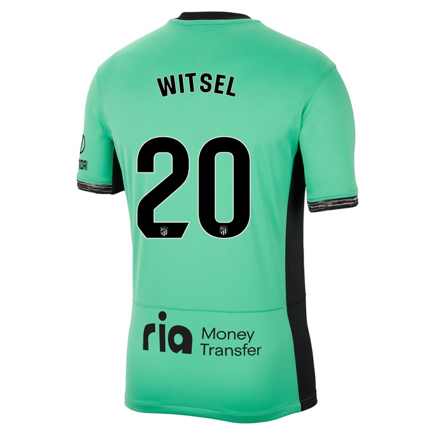 Bambino Maglia Axel Witsel #20 Verde Primavera Kit Gara Third 2023/24 Maglietta