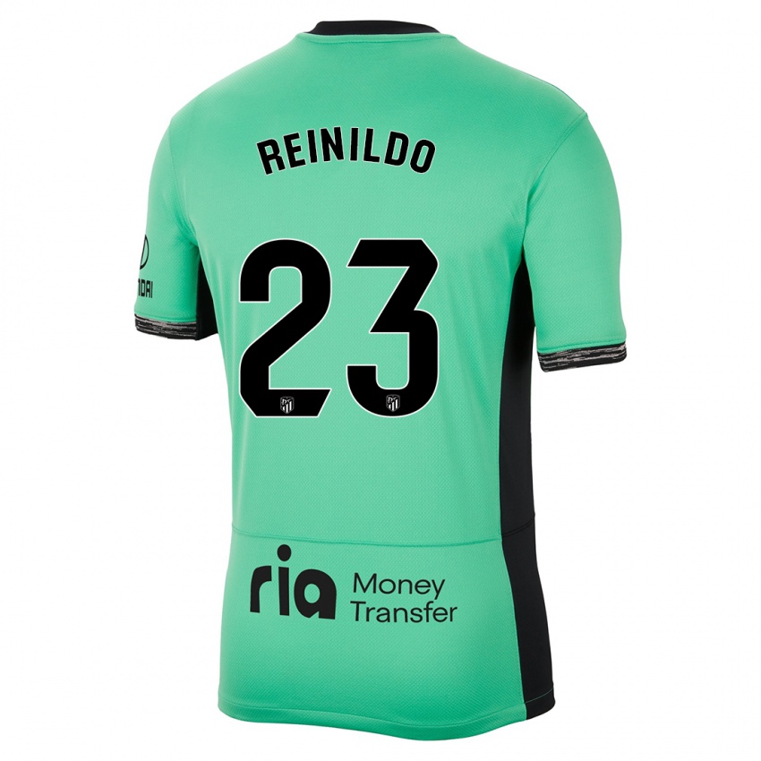 Bambino Maglia Reinildo Mandava #23 Verde Primavera Kit Gara Third 2023/24  Maglietta