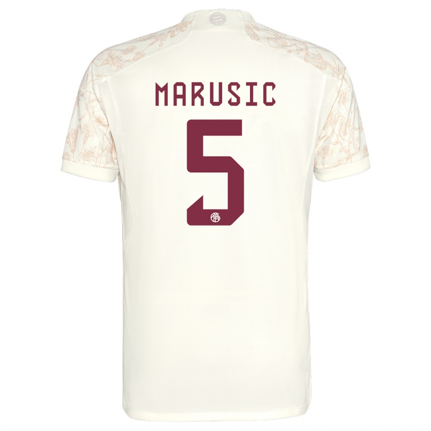 Bambino Maglia Gabriel Marusic #5 Bianco Kit Gara Third 2023/24 Maglietta