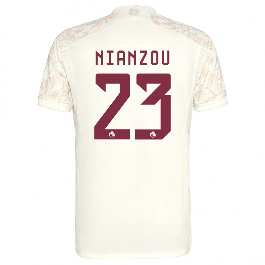 Bambino Maglia Tanguy Nianzou #23 Bianco Kit Gara Third 2023/24 Maglietta